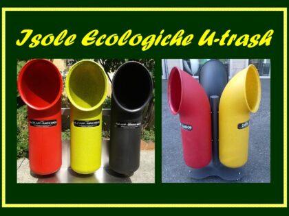 Isole ecologiche U-trash Raccolta Differenziata