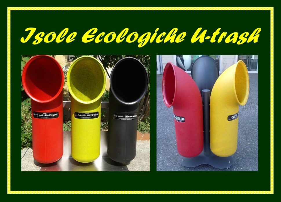 Isole ecologiche U-trash Raccolta Differenziata