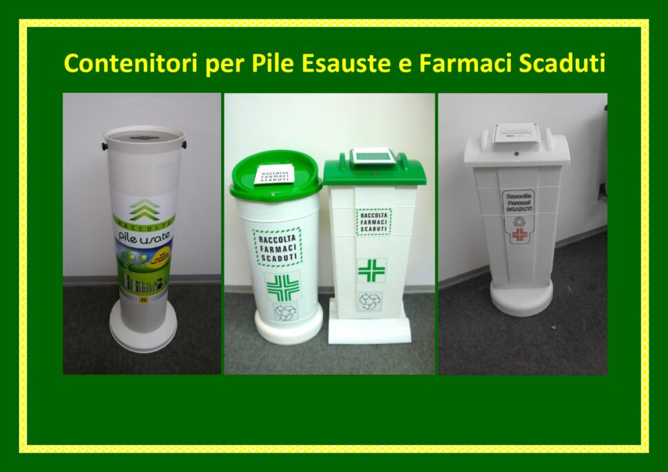 Contenitori per Pile Esauste<p>Farmaci Scaduti